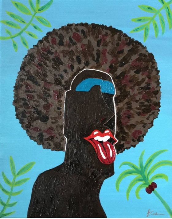 Image 1 of Moai Frika. Acryl.