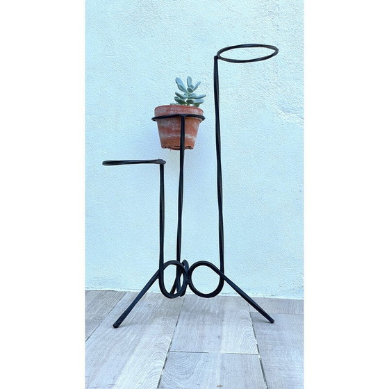 Image 1 of Vintage stalen plantenhouder