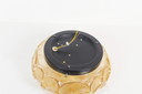 1x Grote Amber Glazen (27cm) Inbouwlamp