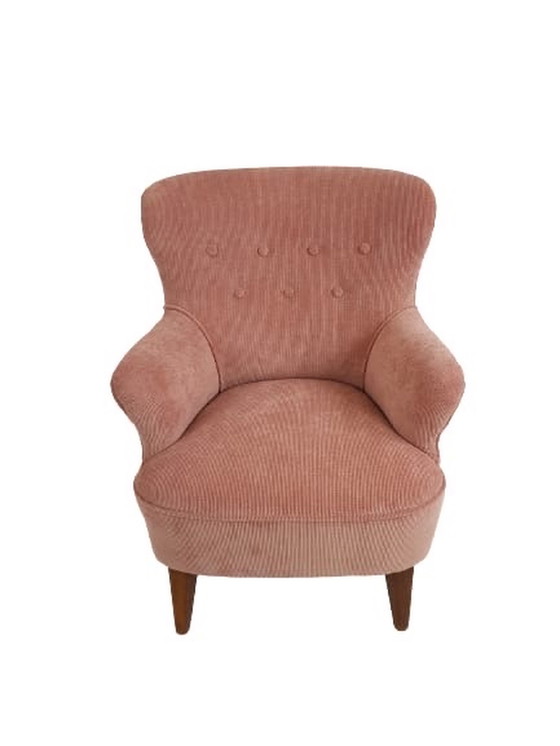 Image 1 of Artifort fauteuil roze nieuw refurbished Theo Ruth