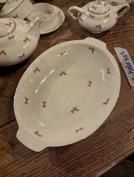 Image 1 of Antiek Ontbijt Servies Uit Tsjechoslowakije 