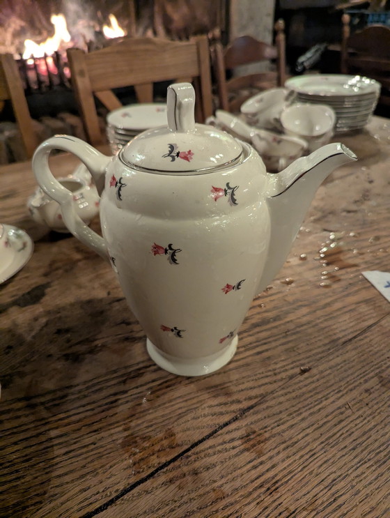 Image 1 of Antiek Ontbijt Servies Uit Tsjechoslowakije 