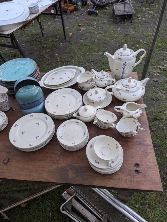 Image 1 of Antiek Ontbijt Servies Uit Tsjechoslowakije 