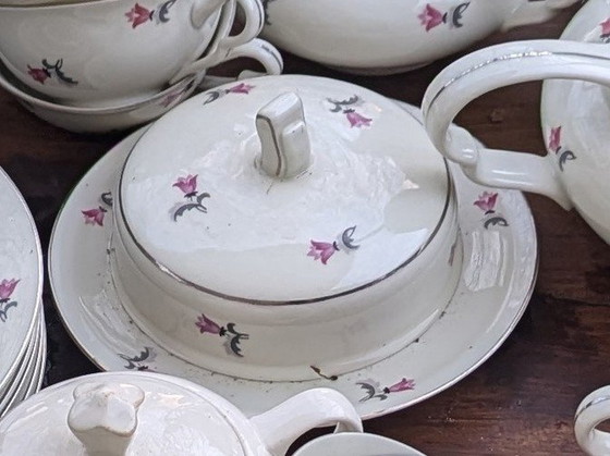 Image 1 of Antiek Ontbijt Servies Uit Tsjechoslowakije 