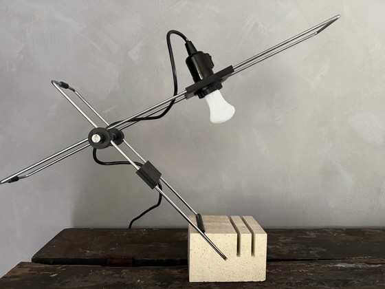 Image 1 of Fratelli Manelli Lamp Travertin Design Object 