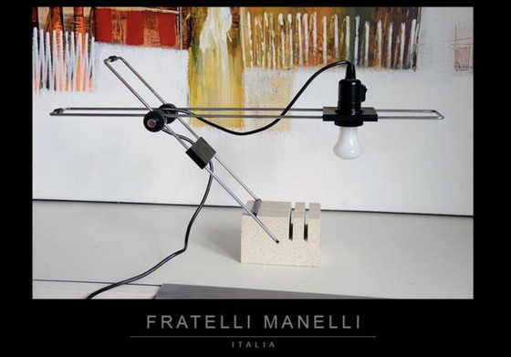 Image 1 of Fratelli Manelli Lamp Travertin Design Object 