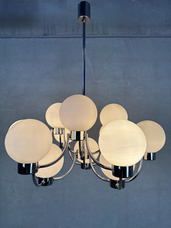 Image 1 of Vintage design kroonluchter Boulanger - Sciolari