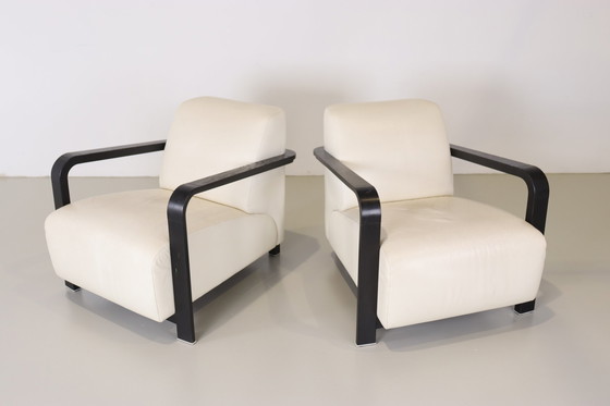 Image 1 of 2x Leolux Hemmingway fauteuil