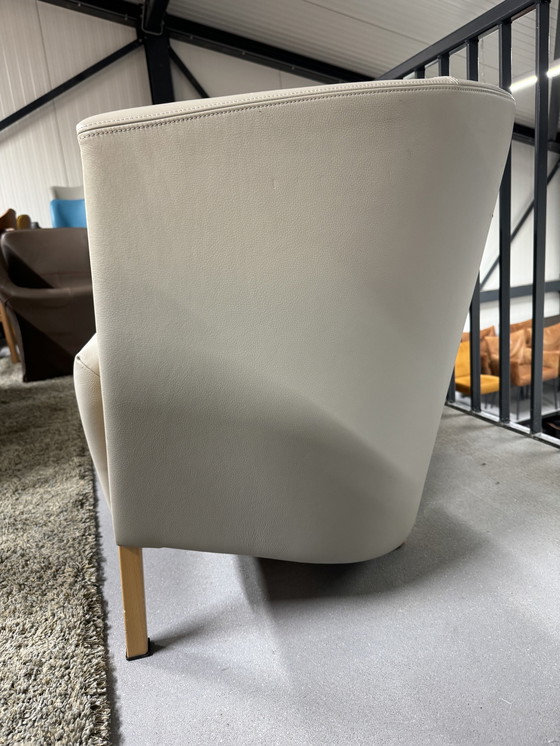 Image 1 of Moroso Zithoek Grijs leer 2 Zits bank 2x Fauteuil