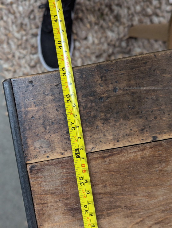 Image 1 of Grote massief houten eettafel