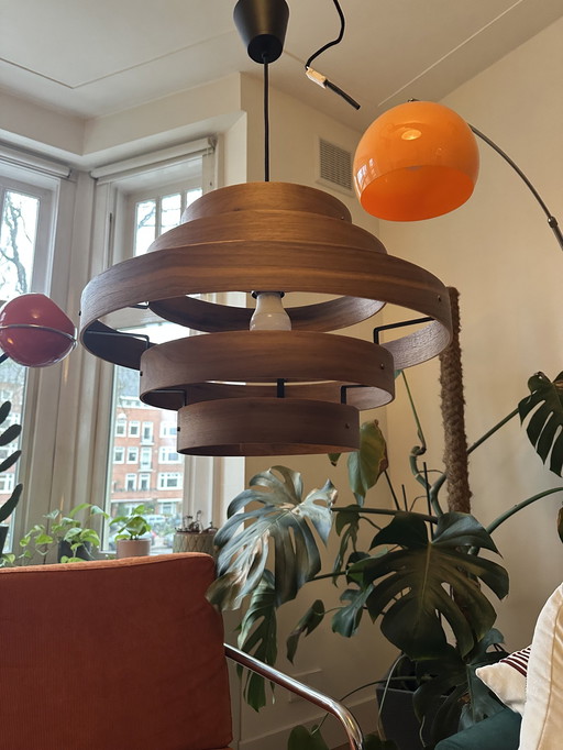 Houten lamp