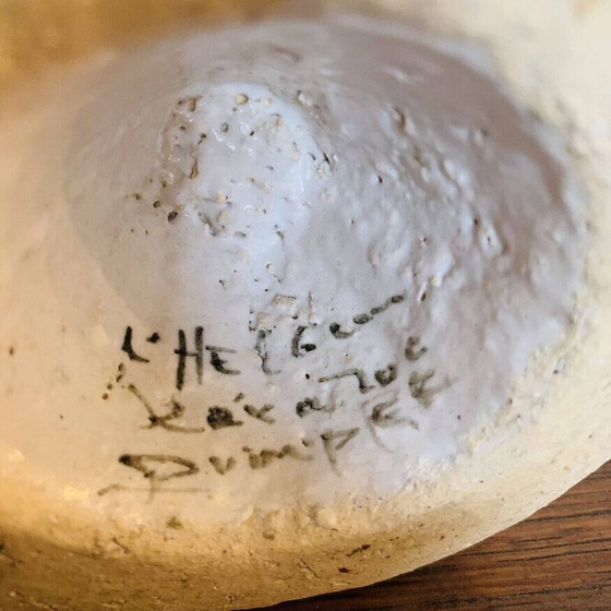 Image 1 of Vintage aardewerk pot met polychrome patronen van André L'Helguen voor Kéraluc