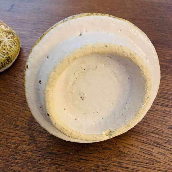 Image 1 of Vintage aardewerk pot met polychrome patronen van André L'Helguen voor Kéraluc