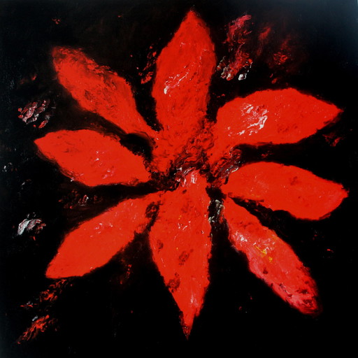 Armando - Giclee: Die blume rot