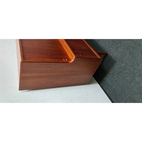 Image 1 of Mid Century modern teak highboard, Denemarken