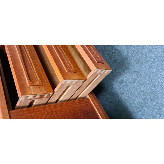 Image 1 of Mid Century modern teak highboard, Denemarken