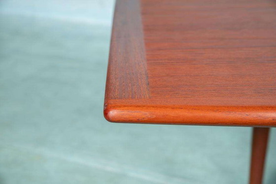 Image 1 of Vintage Deens design salontafel, teak XL table Grete Jalk