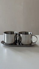 Vintage RVS Coffee Cups