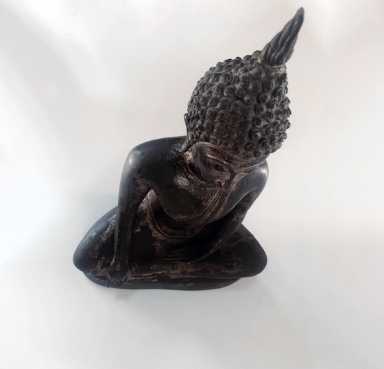 Image 1 of Shakyamuni Boeddha, Ayutthaya - Verguld brons - Thailand - 17e Eeuw