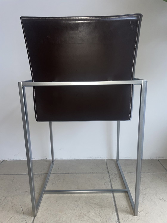 Image 1 of 6 Arrben Italy Genuine Leren Eetkamerstoelen