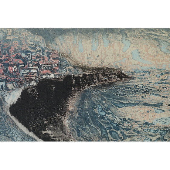 Image 1 of Vintage schilderij van Lawrence Heyman, 1960