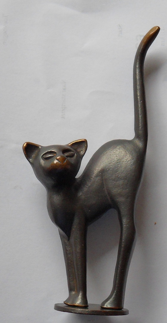 Image 1 of Vintage Bronzen kat