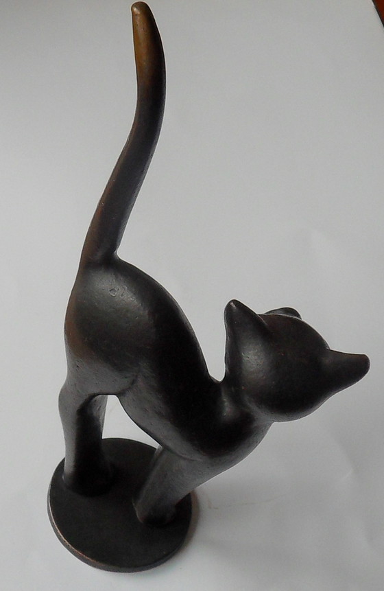 Image 1 of Vintage Bronzen kat