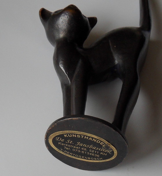 Image 1 of Vintage Bronzen kat