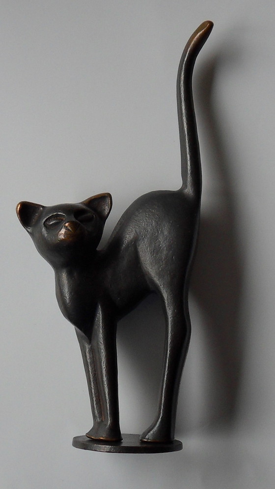 Image 1 of Vintage Bronzen kat