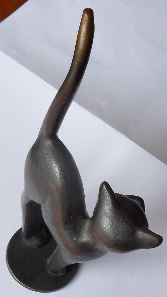 Image 1 of Vintage Bronzen kat