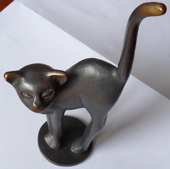 Image 1 of Vintage Bronzen kat