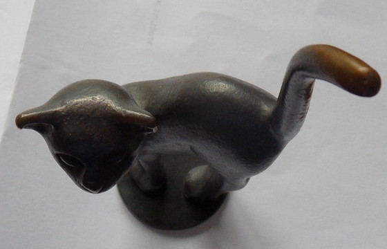 Image 1 of Vintage Bronzen kat