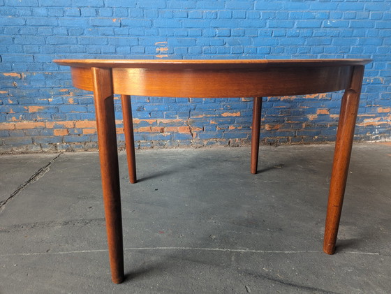 Image 1 of Midcentury Deense eettafel 120 cm