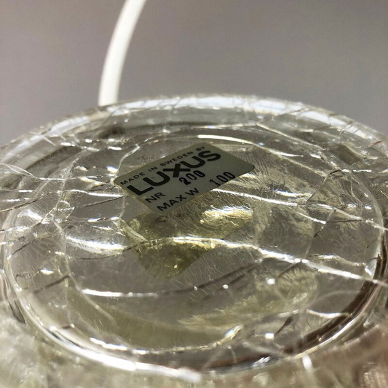 Image 1 of Rode vintage bureaulamp van Uno en Östen Kristiansson voor Luxus Vittsjö