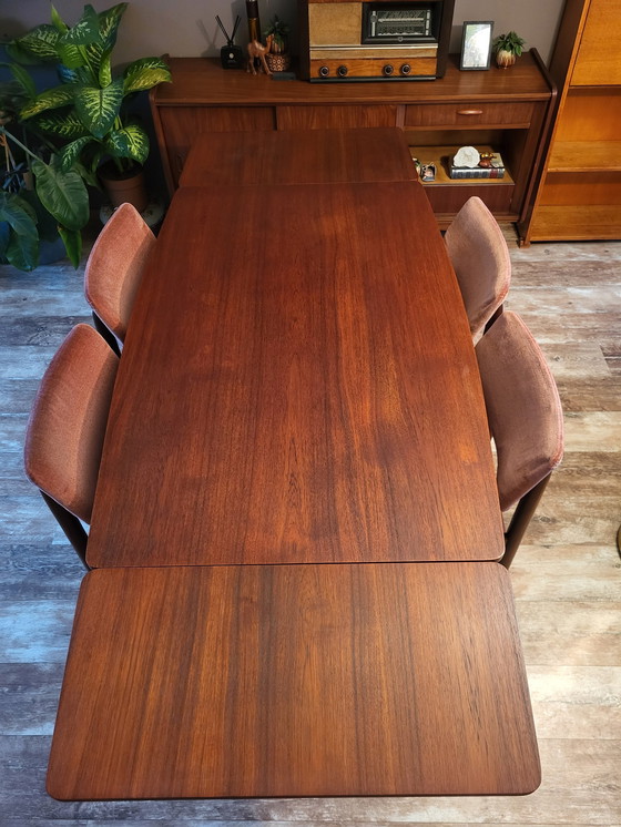 Image 1 of Vintage Design Uitschuifbare Eettafel Hulmefa Pekela