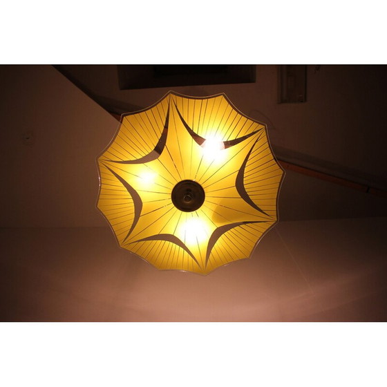 Image 1 of Glazen hanglamp uit Mid Century van Napako, Tsjecho-Slowakije 1960