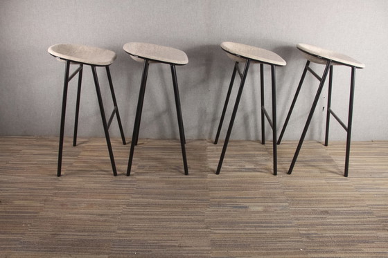 Image 1 of 4X Design De Vorm Lj3 Barstoelen 