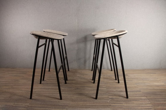 Image 1 of 4X Design De Vorm Lj3 Barstoelen 