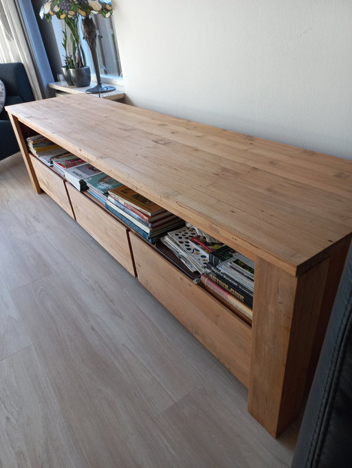 Massief Teakhouten Dressoir