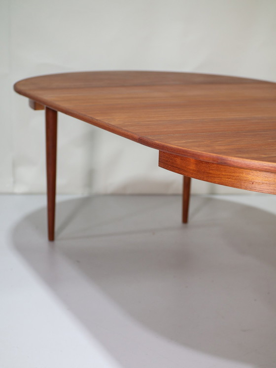 Image 1 of Uitschuifbare Eettafel Skovmand & Andersen Deens Teak Vintage