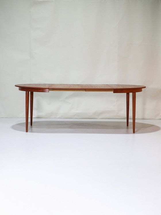 Image 1 of Uitschuifbare Eettafel Skovmand & Andersen Deens Teak Vintage