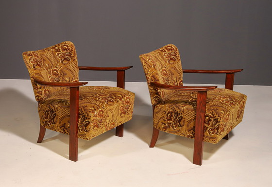 Image 1 of Paar Art Deco fauteuils, 1930´S, Midden-Europa