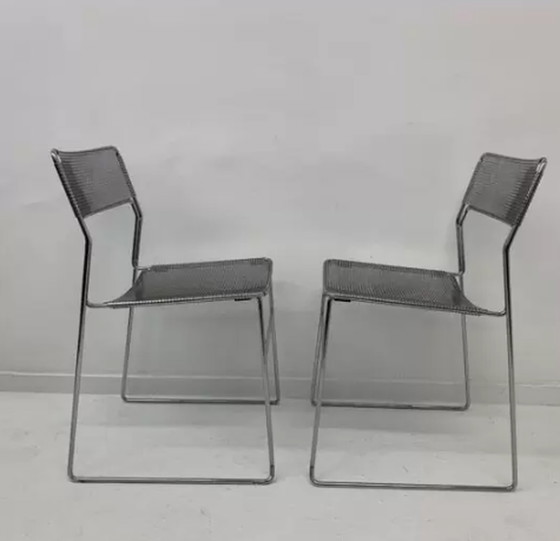 Image 1 of Minimalistische Arrben Italy Sultana stapelbare eetkamerstoel , jaren 1970