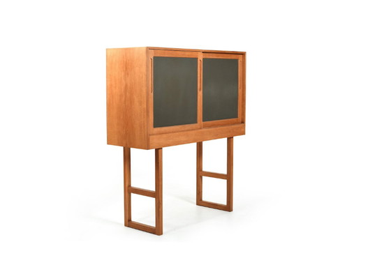 Image 1 of Deens eiken en formica kabinet, 1960