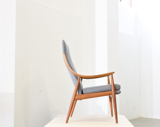 Mid Century teakhouten fauteuil van Peter Hvidt & Orla Mølgaard voor France & Søn / France & Daverkosen, 1960