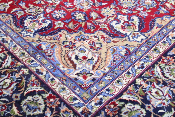 Image 1 of Origineel handgeknoopt Perzisch tapijt Isfahan Fijn 423 X 294 Cm Topconditie