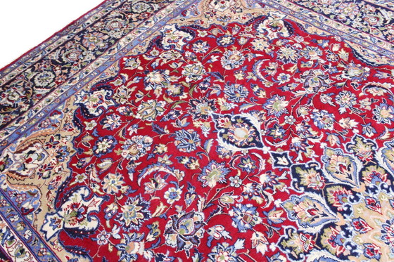 Image 1 of Origineel handgeknoopt Perzisch tapijt Isfahan Fijn 423 X 294 Cm Topconditie