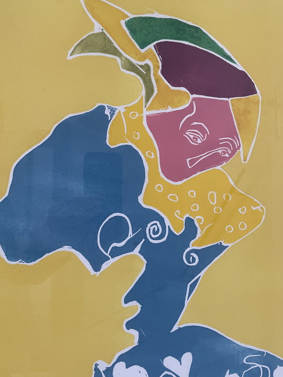 Image 1 of Zeefdruk Lego Lima | Expressionistisch 