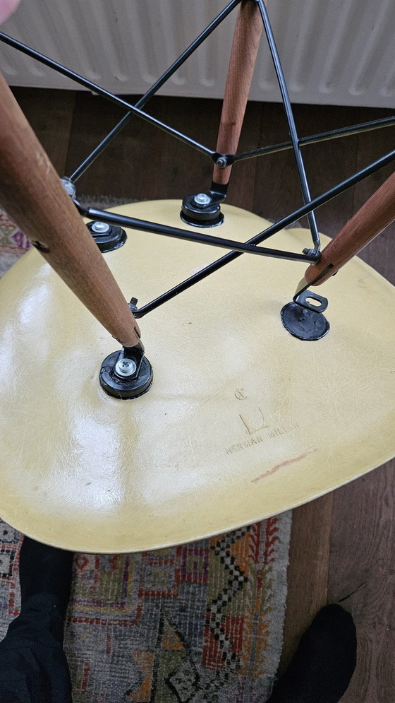 Image 1 of 3x DSW Eames Glassfiber Stoelen Vintage