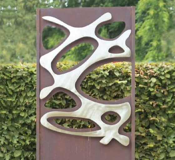 Image 1 of Stefan Traloc, Steel Garden Wall - "Pond 1" 